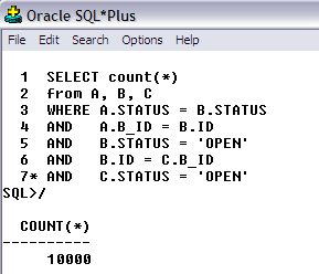 Hotka Example SQL Statement