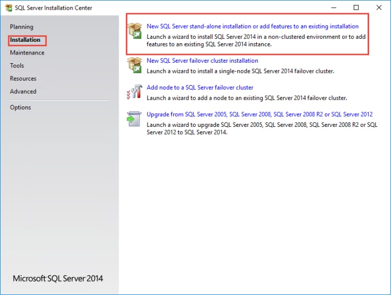 orion solarwinds sql 2014 step by step install